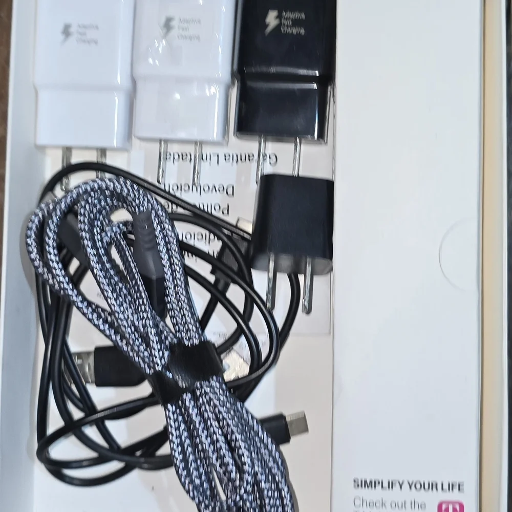 Samsung Brand USB Charging Cable W/Wall Adapters & others